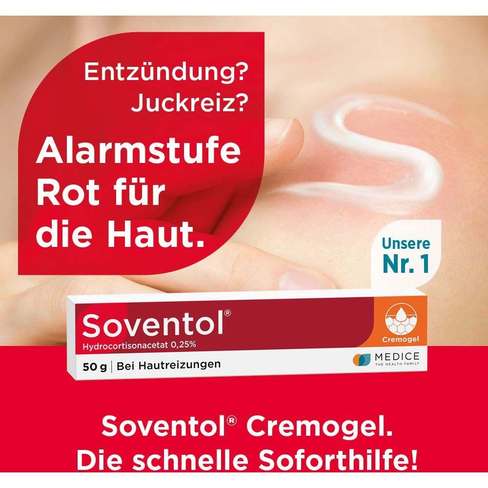 Soventol HydroCortisonACETAT 0,25% Hautentzündungen