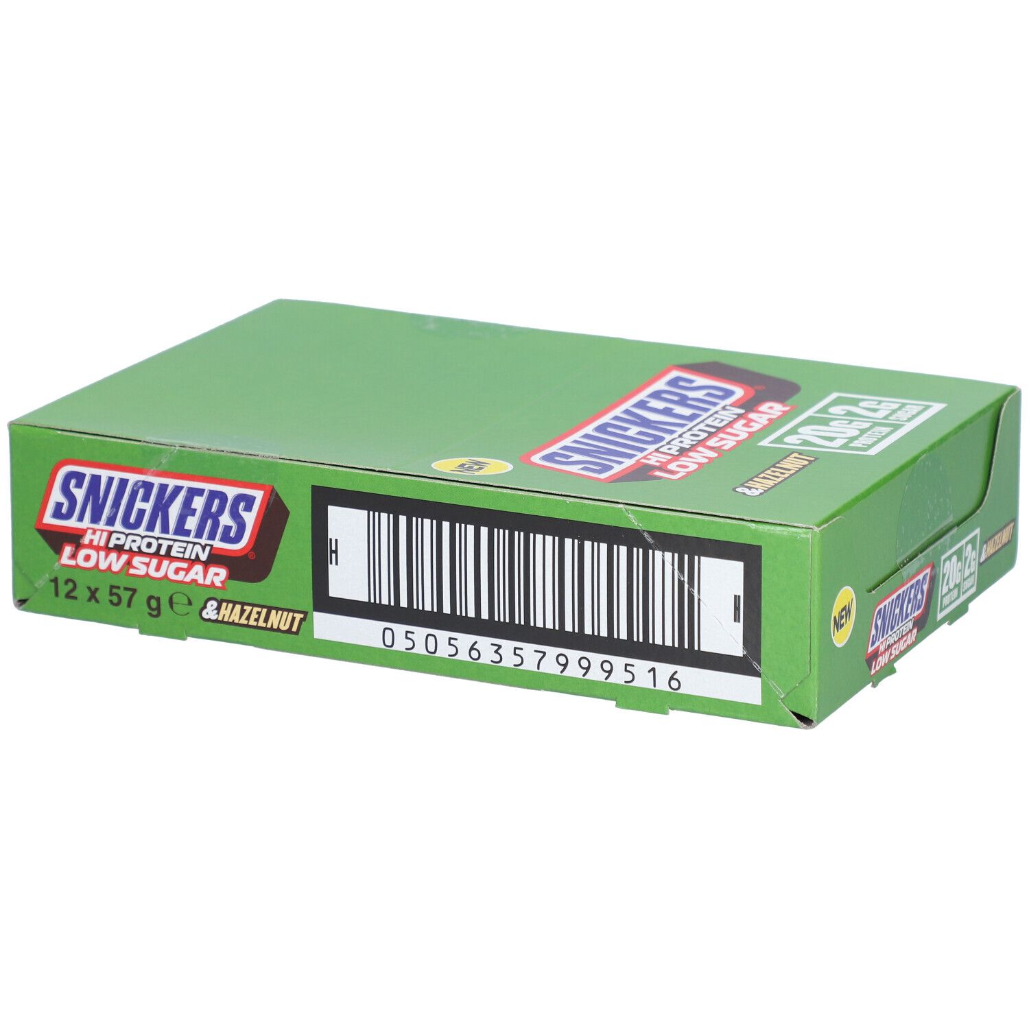 Snickers Hazelnut Low Sugar High Protein Bar (12x57g) 12x57 g Riegel