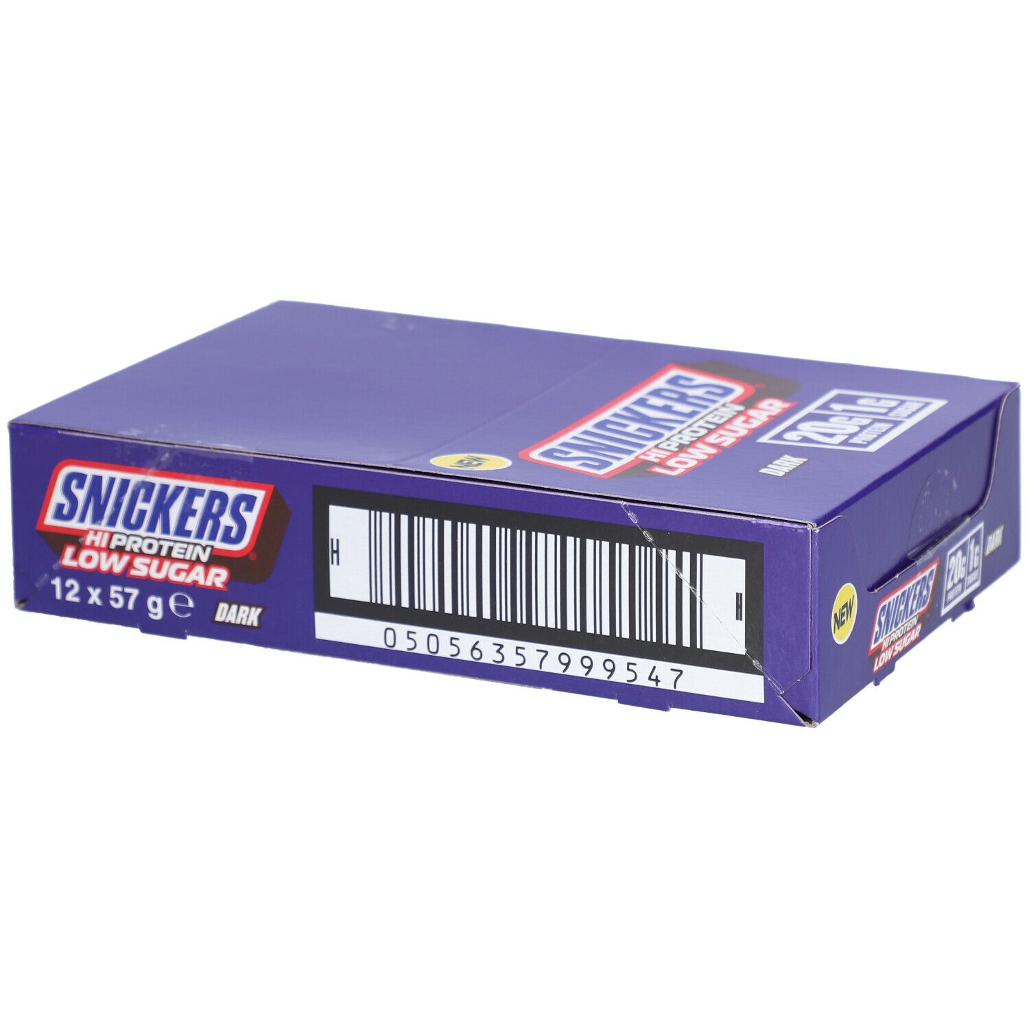 Snickers Dark Low Sugar High Protein Bar (12x57g) 12x57 g Riegel