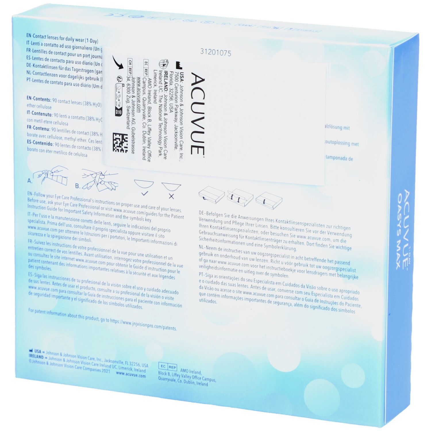 ACUVUE® OASYS MAX 1-Day 90P RX