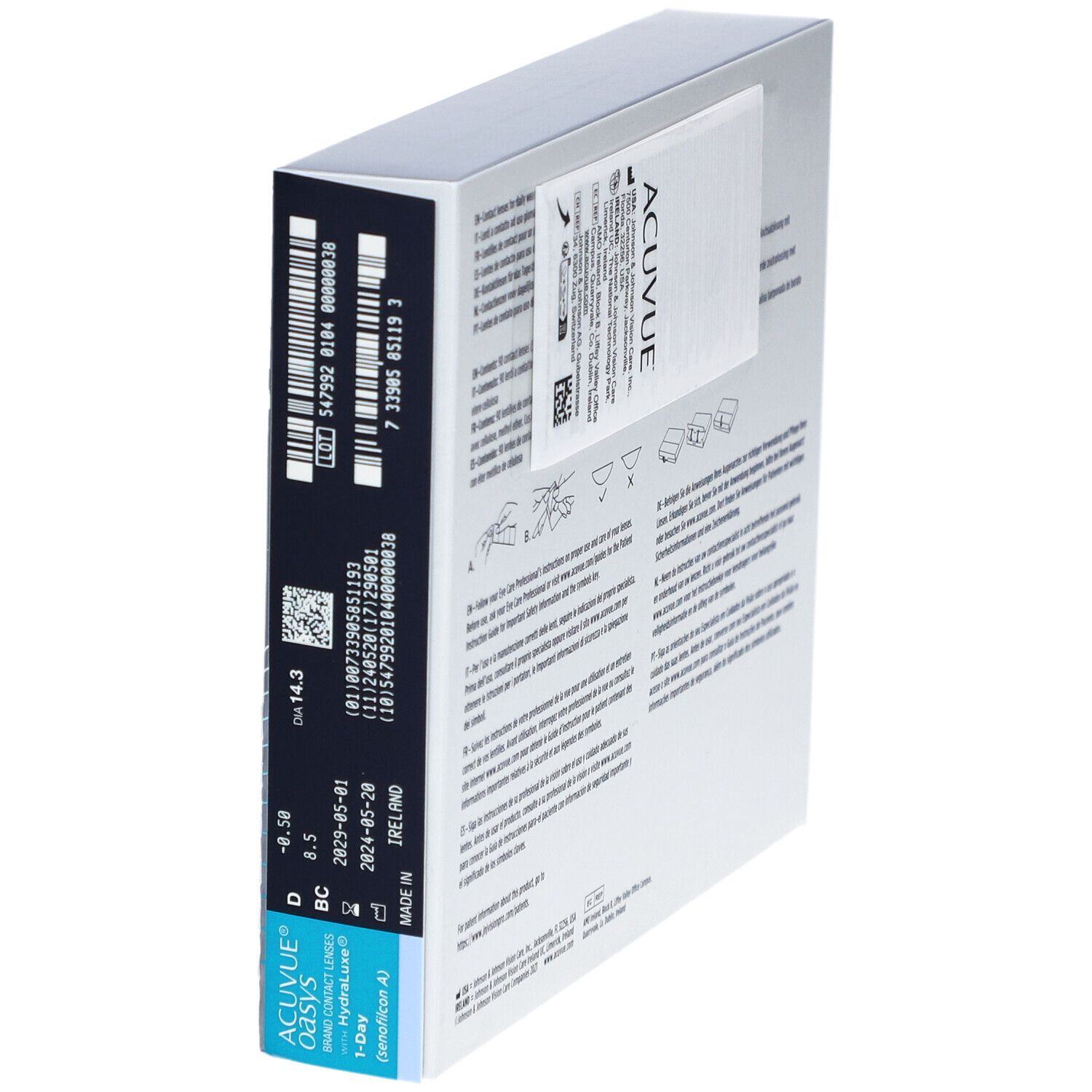 ACUVUE® OASYS 1-DAY BC 8,5 Tageslinsen