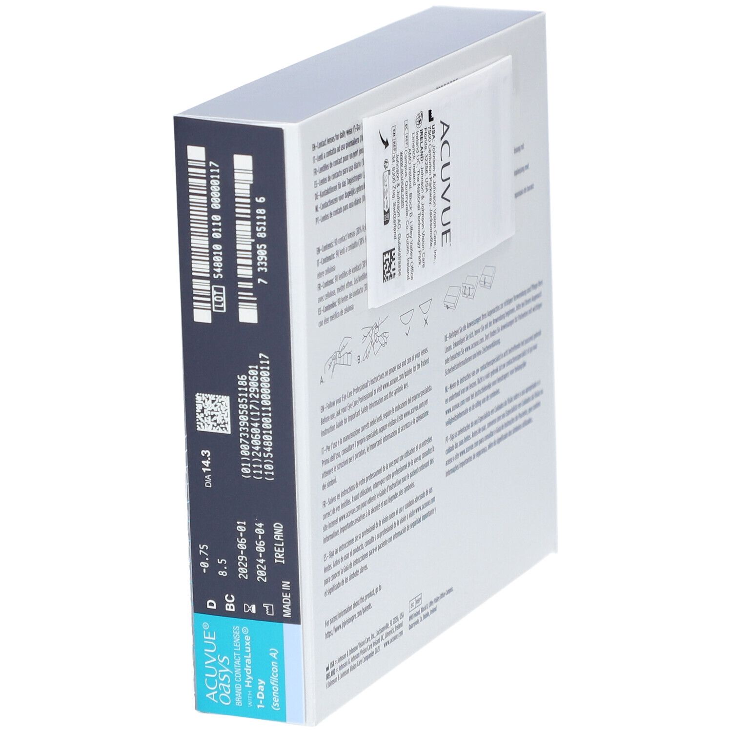 ACUVUE® OASYS 1-DAY BC 8,5 Tageslinsen