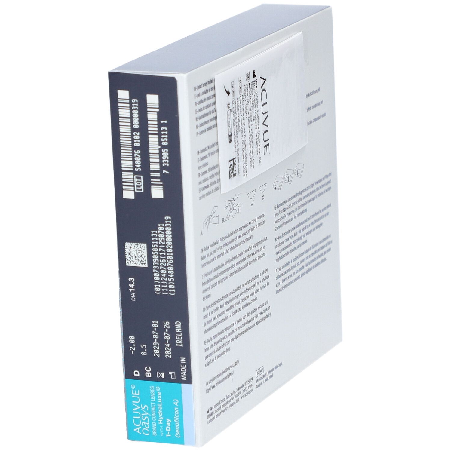 ACUVUE® OASYS 1-DAY BC 8,5 Tageslinsen
