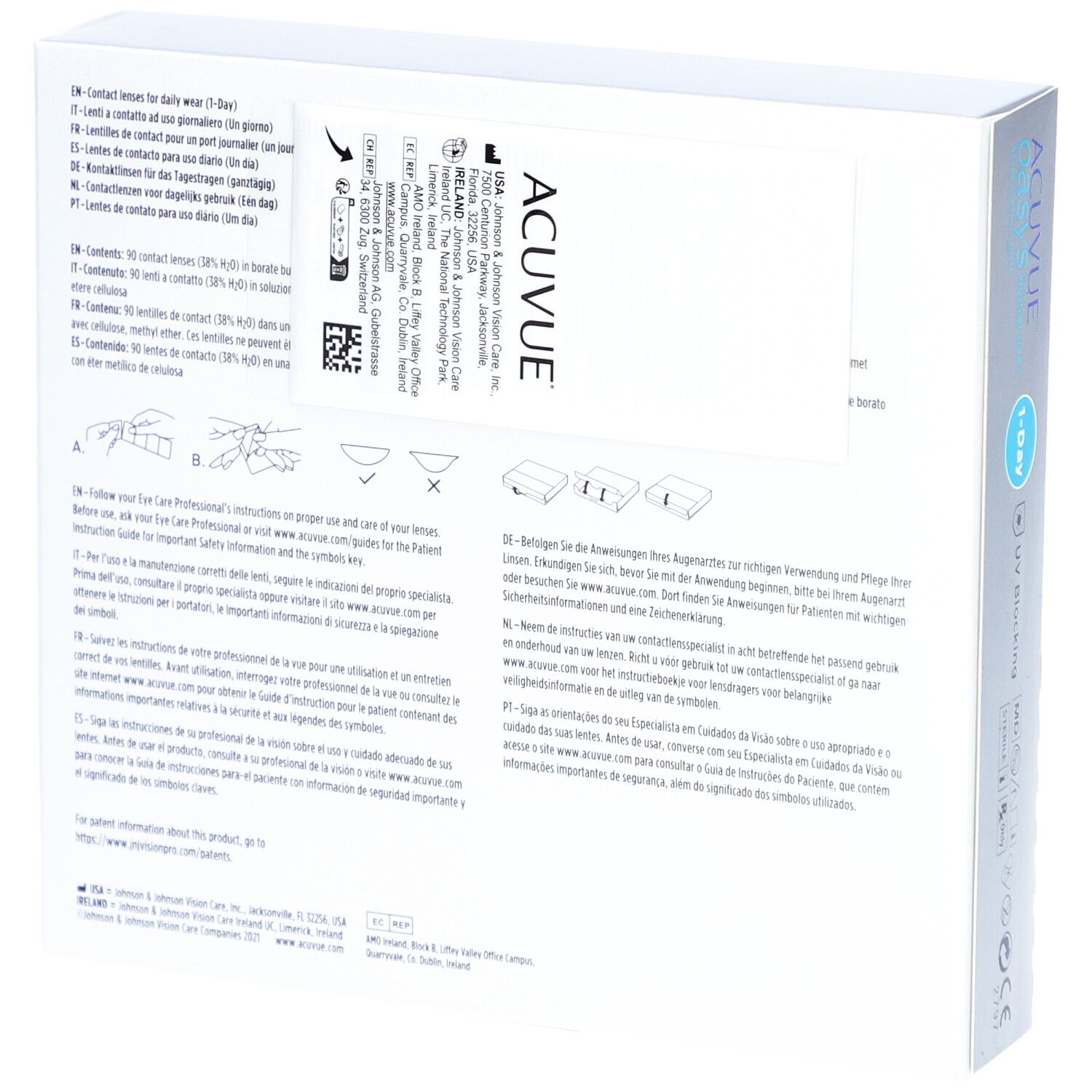ACUVUE® OASYS 1-DAY BC 8,5 Tageslinsen