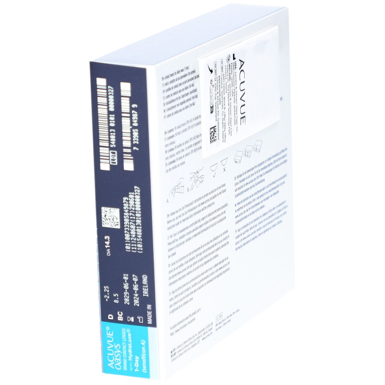 ACUVUE® OASYS 1-DAY BC 8,5 Tageslinsen