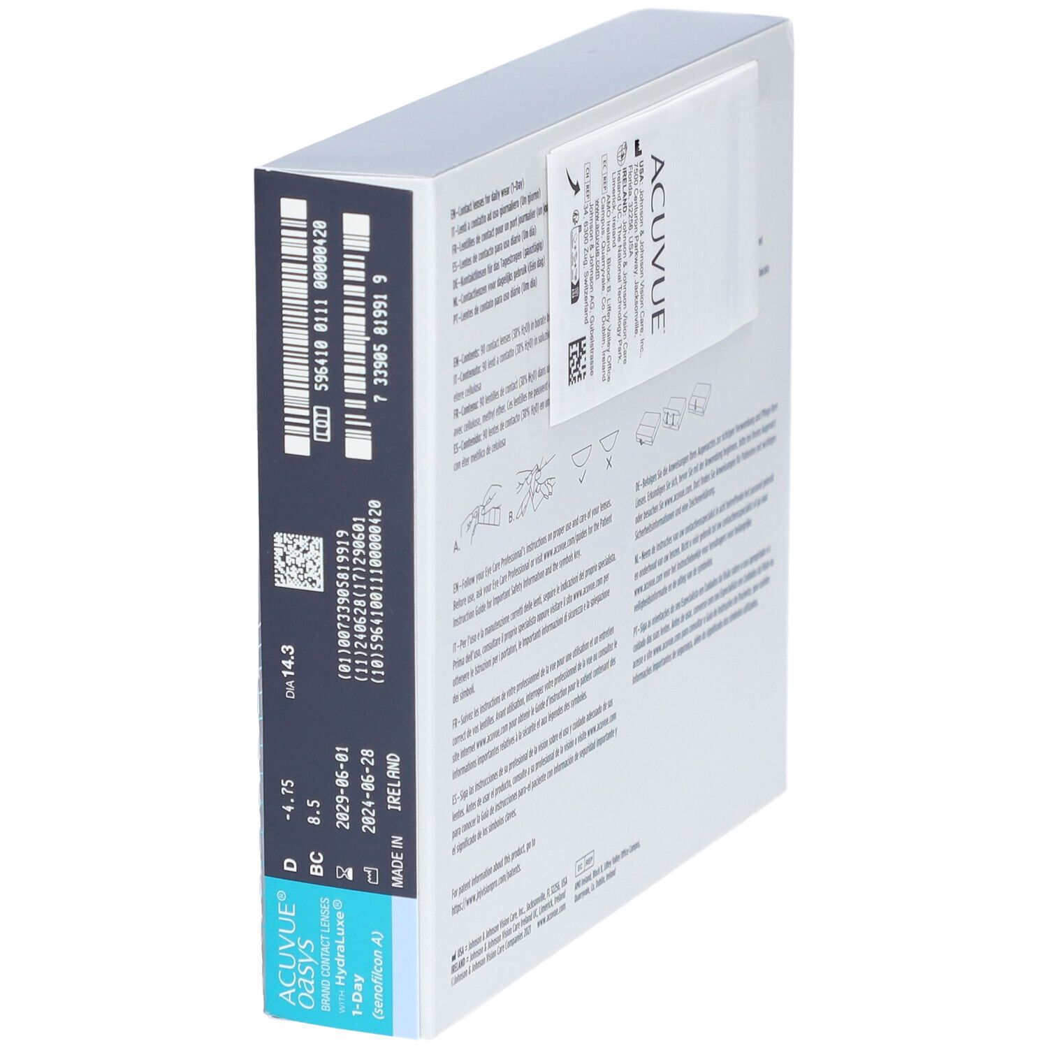 ACUVUE® OASYS 1-DAY BC 8,5 Tageslinsen
