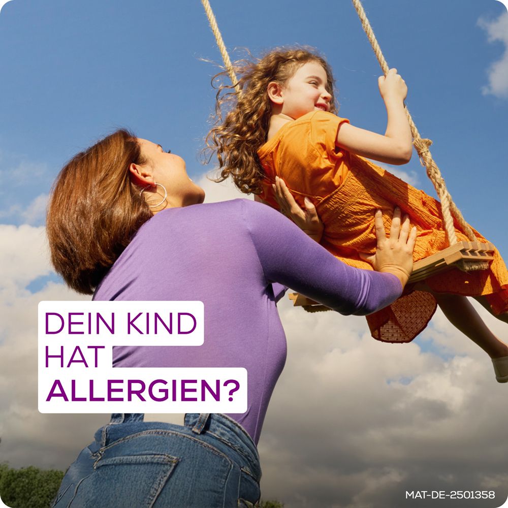 Allegra Allergietabletten für Kinder | Kinderleichte Einnahme | Zergehen auf der Zunge | Leckerer Erdbeergeschmack