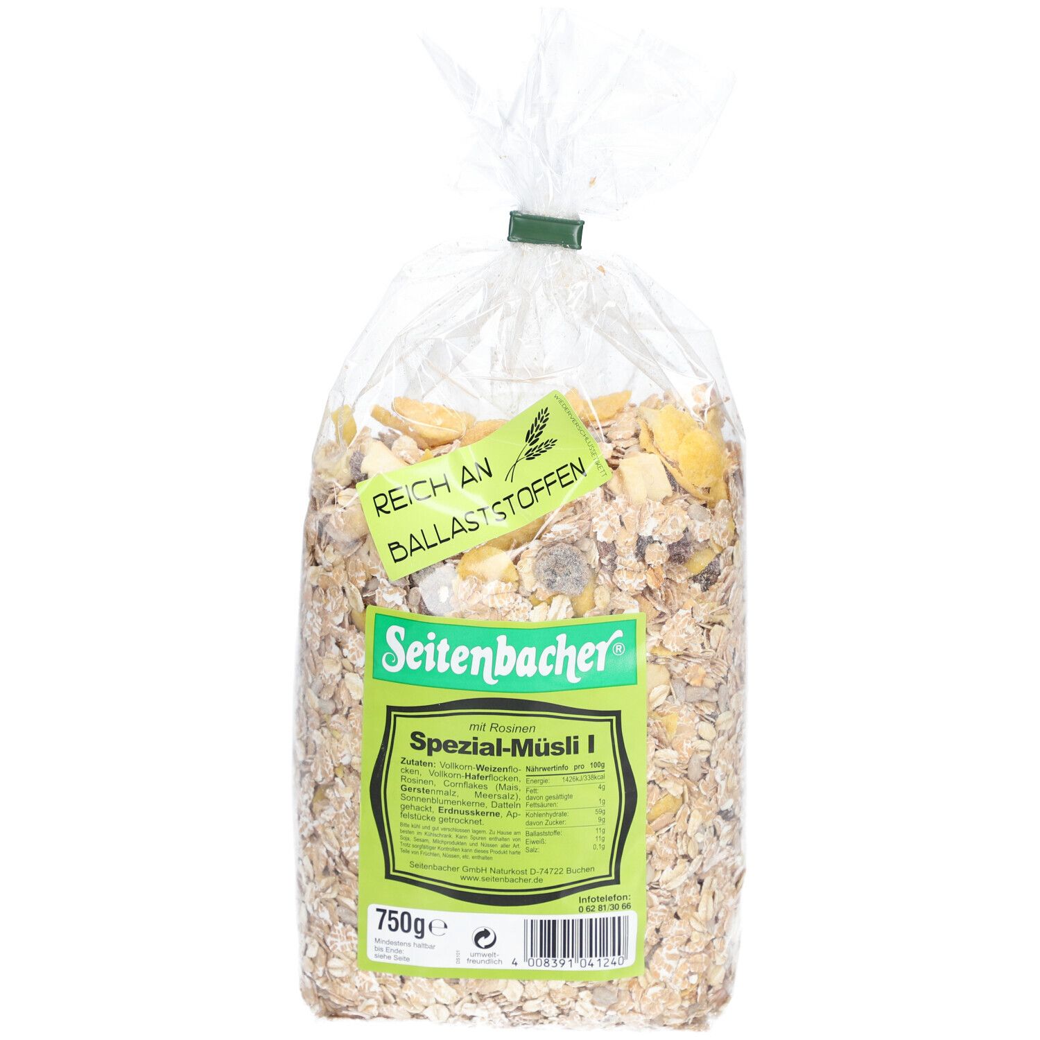 Seitenbacher Spezial Müsli I 750 g