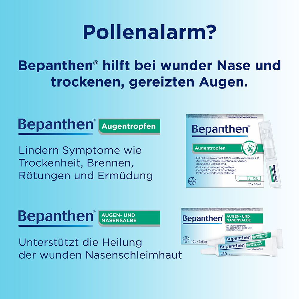 Bepanthen Augentropfen & Augen- und Nasensalbe 1 St Kombipackung