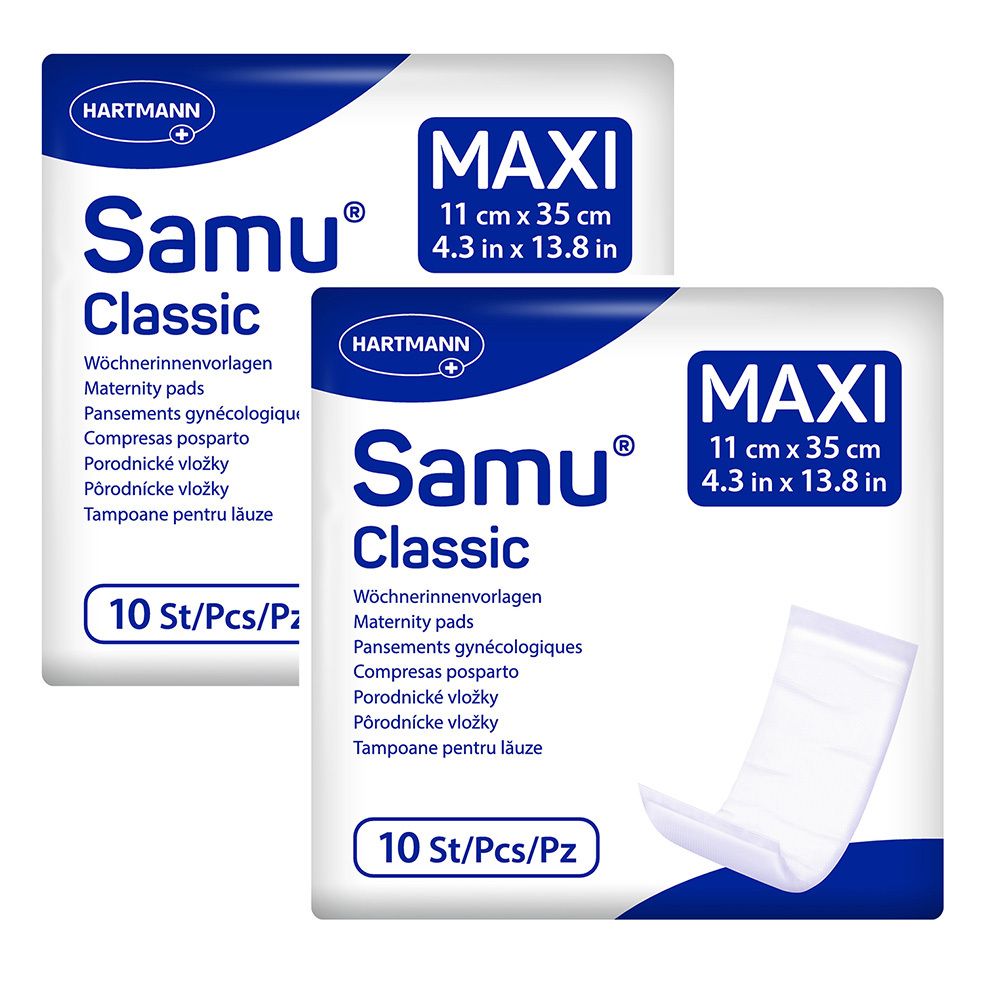 Samu® Wöcherinnen-Vorlagen Classic Maxi 11 x 35 cm