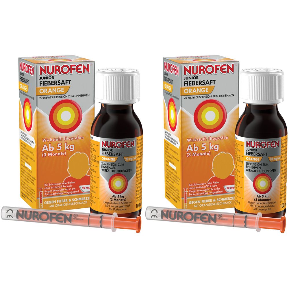 NUROFEN® Junior Fiebersaft Orange 20 mg/ml