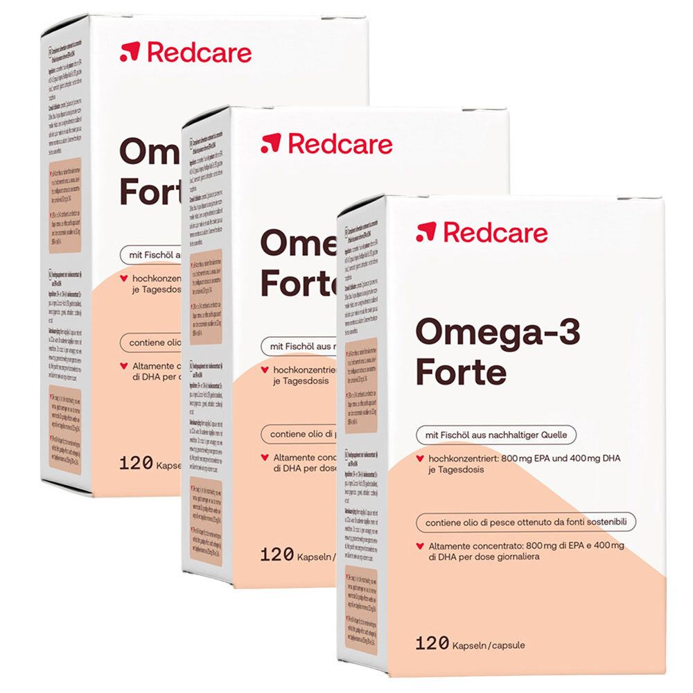 Redcare Omega-3 Forte Kapseln