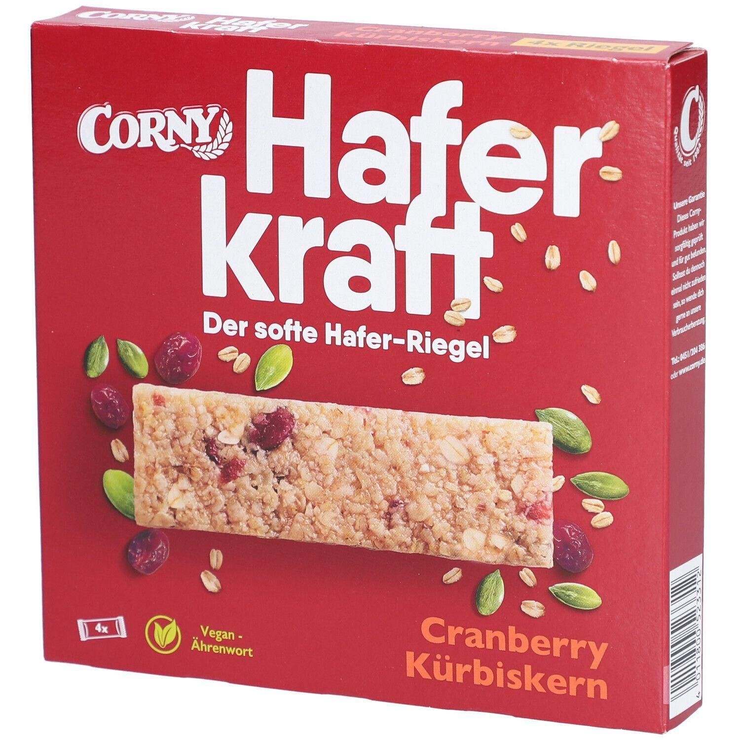 Corny Haferkraft Cranberry-Kürbiskern 5x4 St Riegel