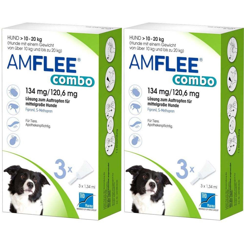 Amflee® combo 134 mg/120,6 mg für mittelgroße Hunde