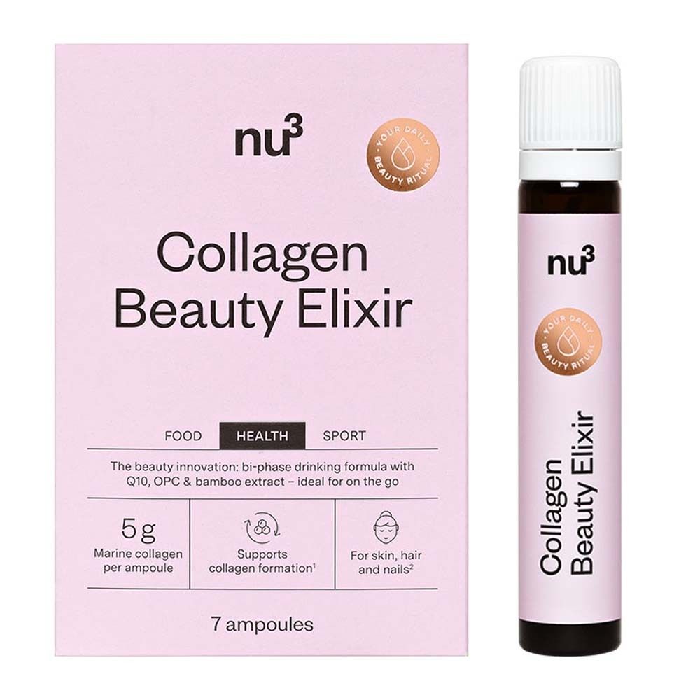 nu3 Collagen Beauty Elixir 7 St Ampullenflaschen