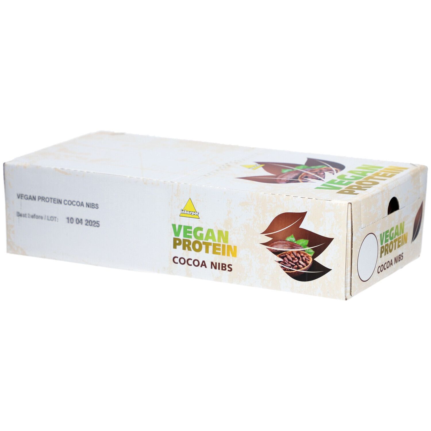 Vegan Protein Cocoa Nibs 28x40 g Riegel