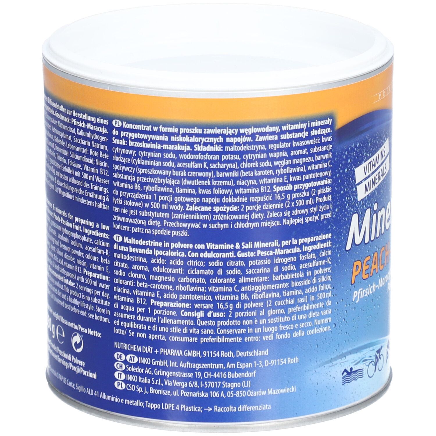 inkospor® Active Mineral Light Pfirsich-Maracuja 330 g