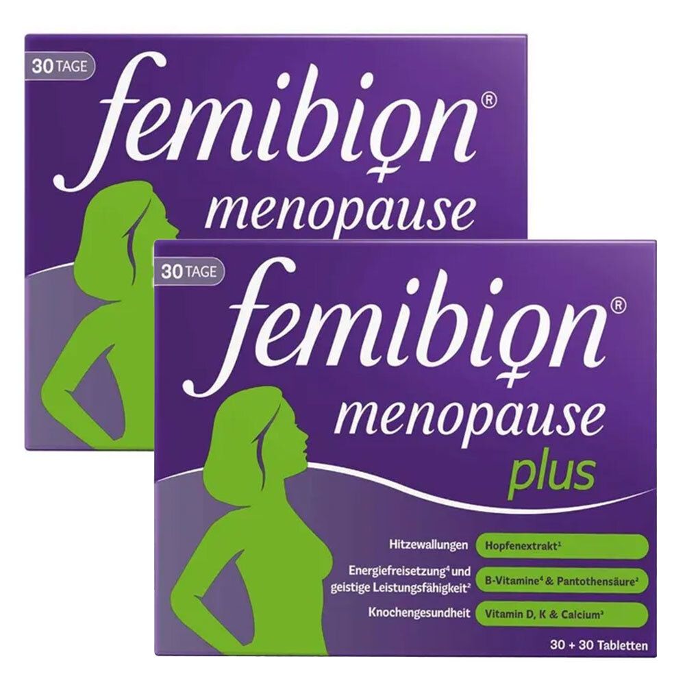 Femibion® Menopause Plus, hormonfreie Formulierung