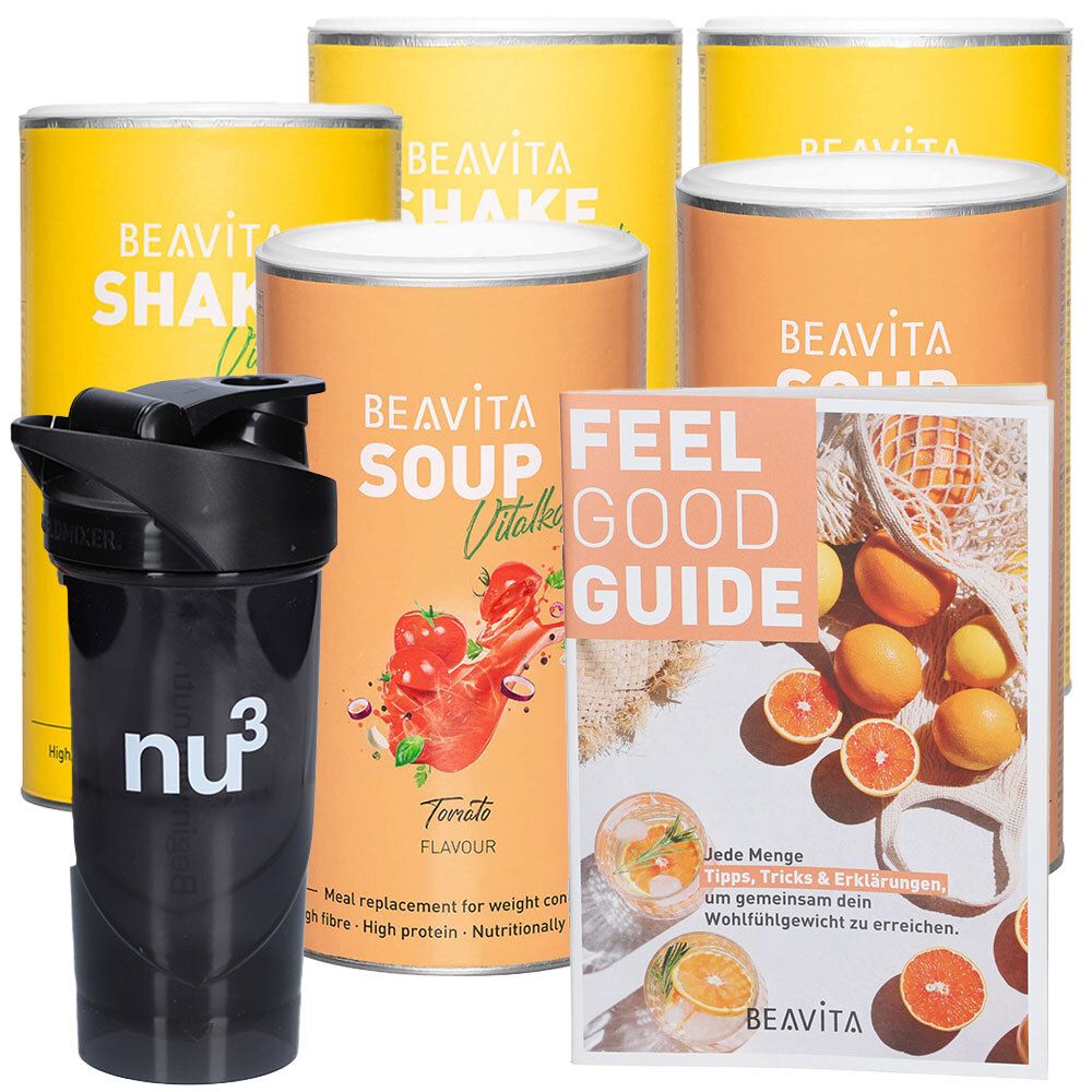 BEAVITA 4-Wochen-Diät-Paket, Suppen & fruchtige Shakes