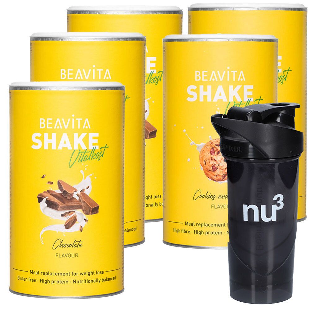 BEAVITA Pack minceur 4 semaines, Chocolate & Cookie Shakes