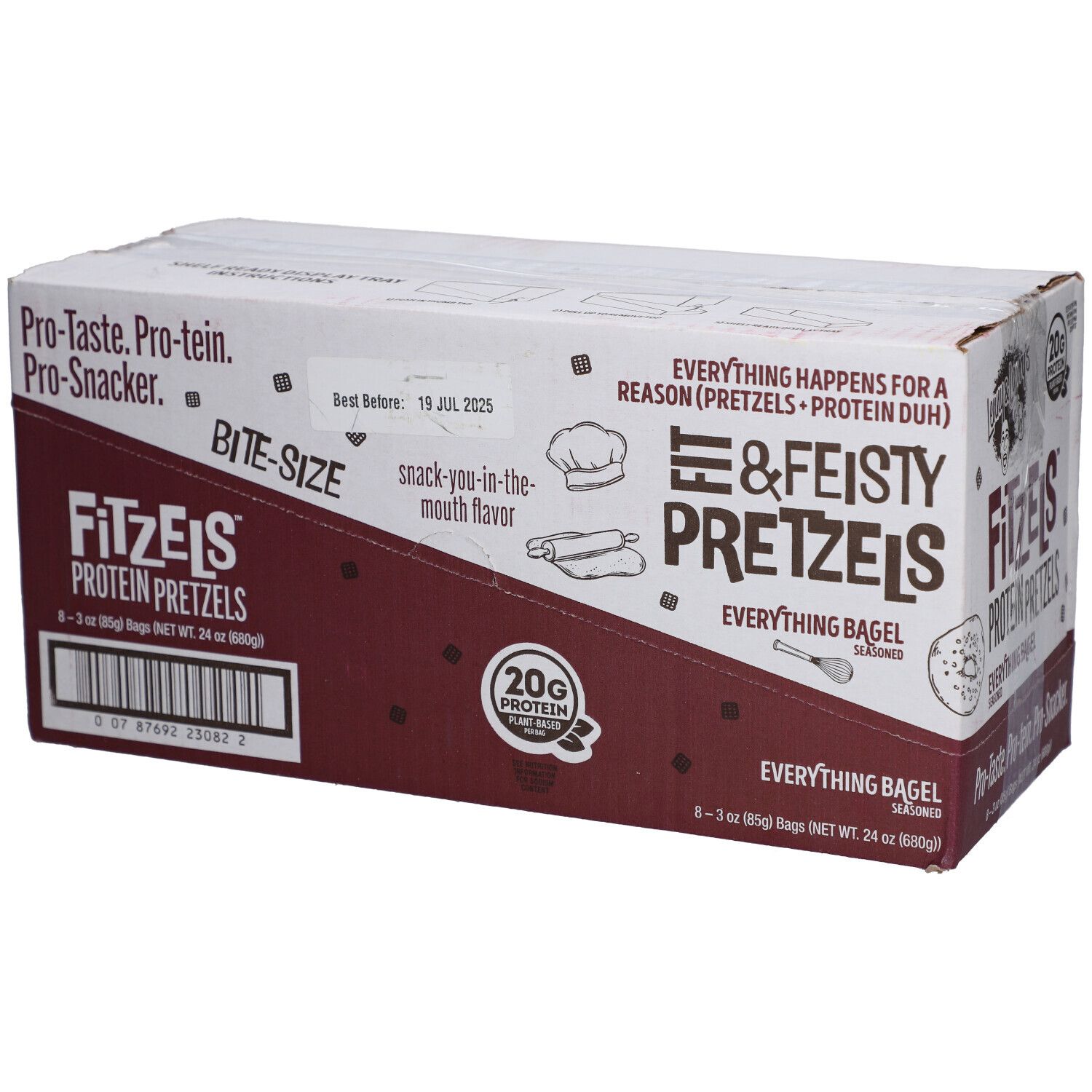 Lenny & Larry's Protein Pretzels Everything Bagel