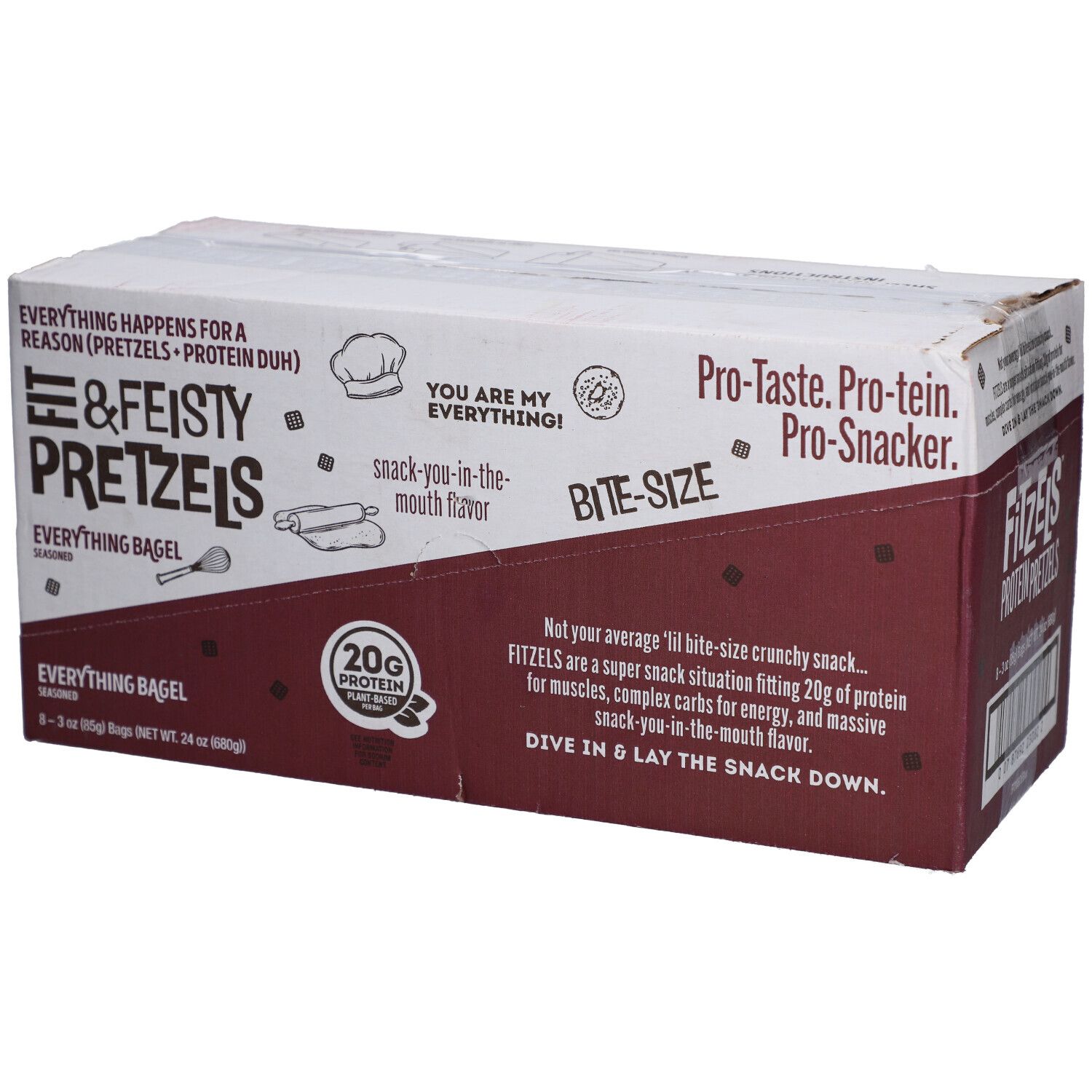 Lenny & Larry's Protein Pretzels Everything Bagel