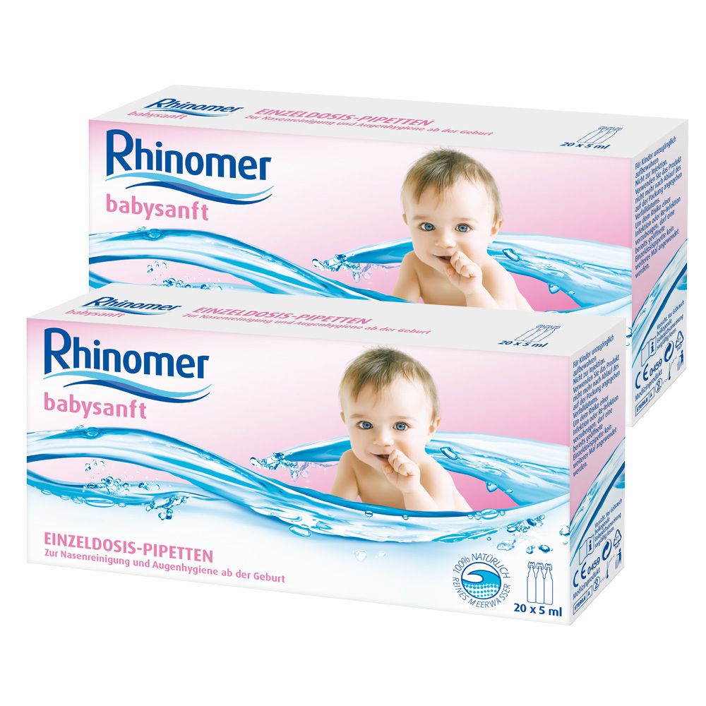 Rhinomer® babysanft Meerwasser Einzeldosis-Pipetten
