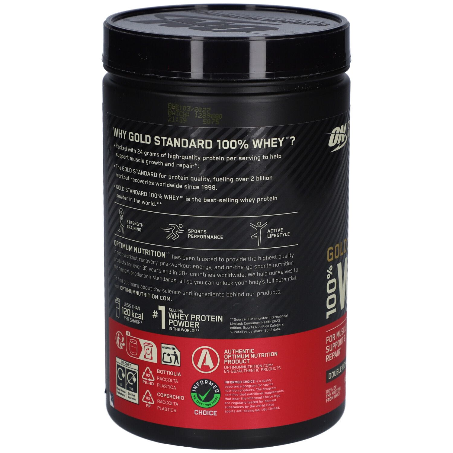 Optimum Nutrition Gold Standard 100% Whey Double Rich Chocolate
