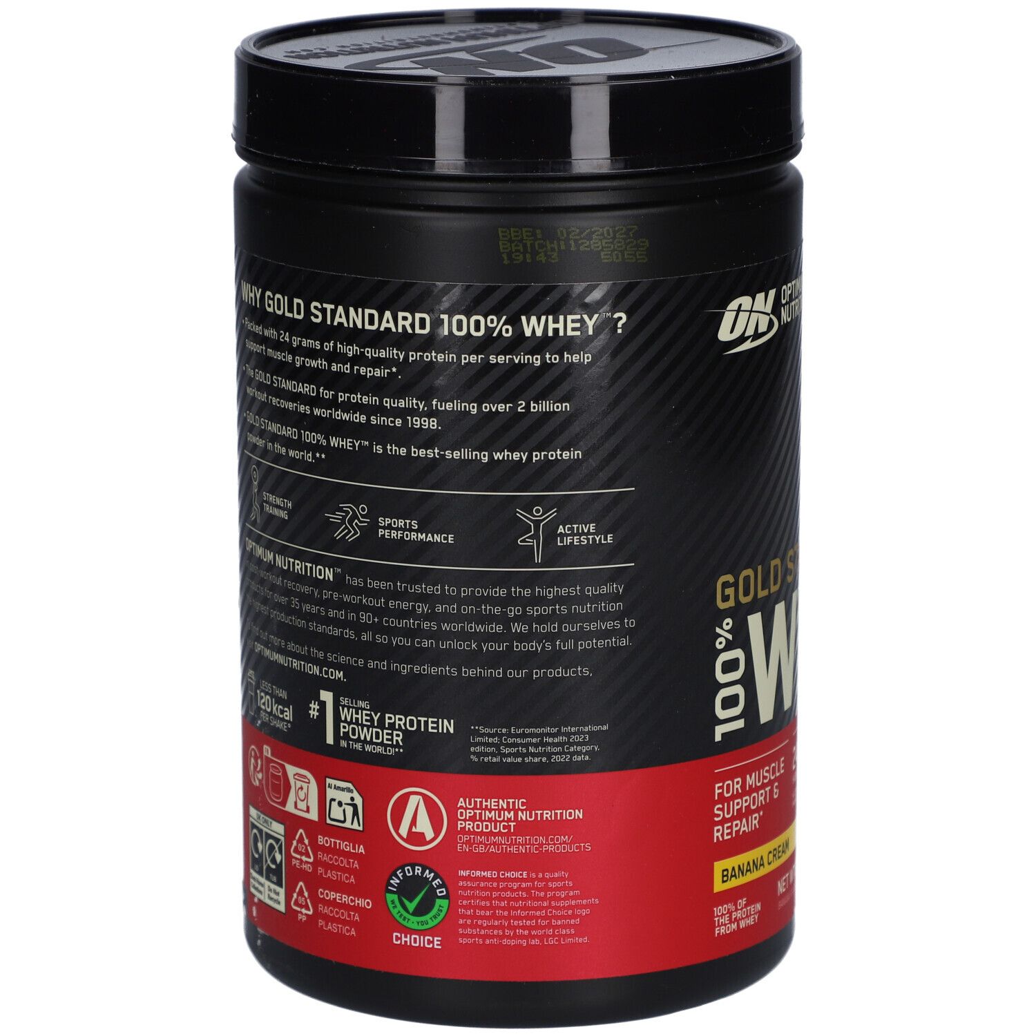 Optimum Nutrition 100% Whey Gold Standard Banana Cream