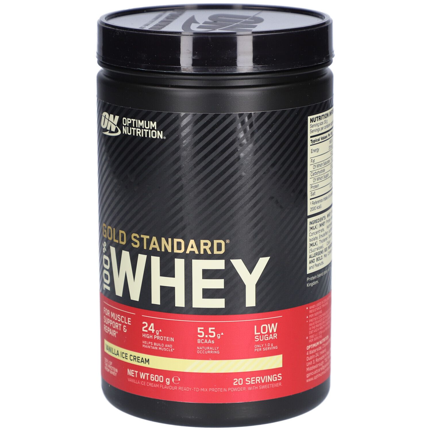 Optimum Nutrition 100% Whey Gold Standard Vanilla Ice Cream