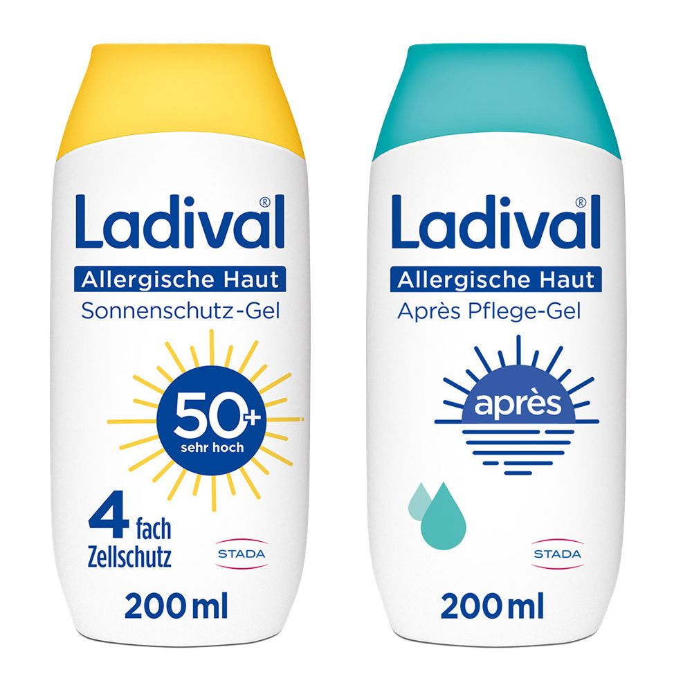 Ladival® Allergische Haut Sonnenschutz-Gel LSF 50+ + Ladival® Allergische Haut Après Pflege-Gel