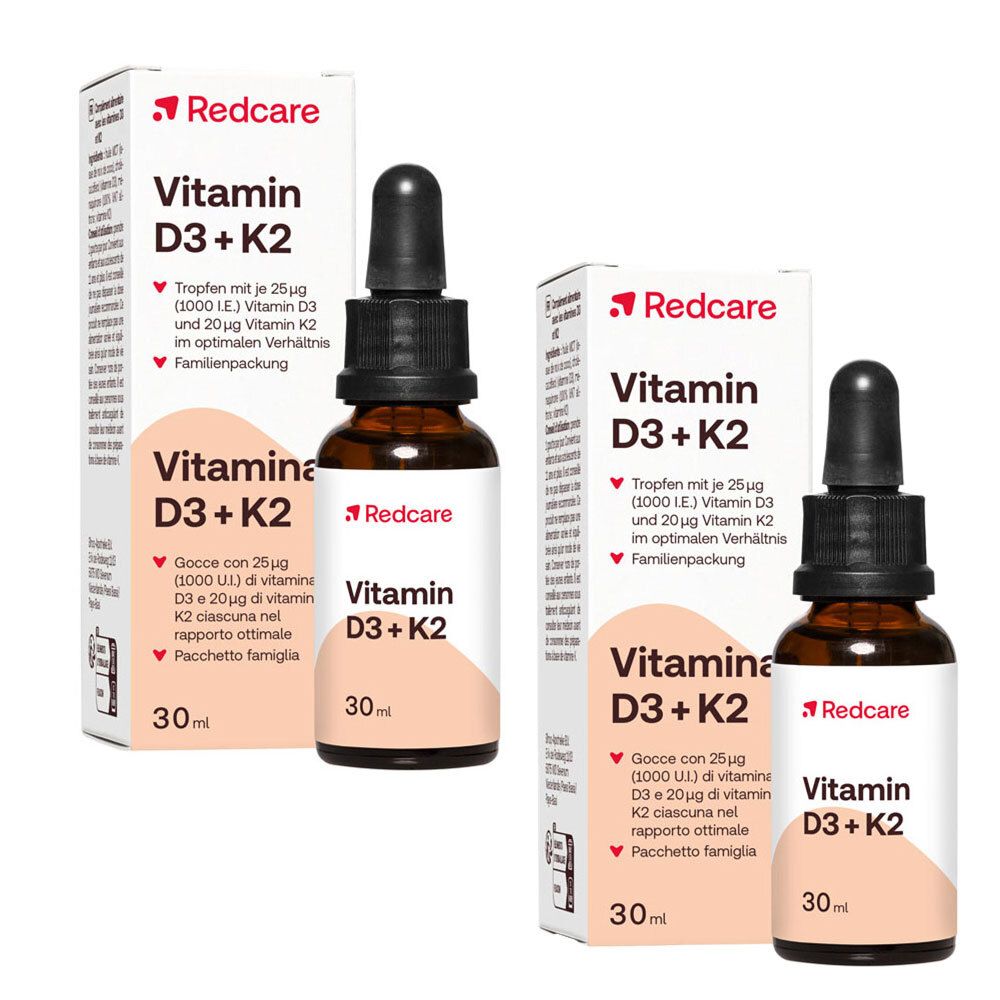 Redcare Vitamin D3 + K2