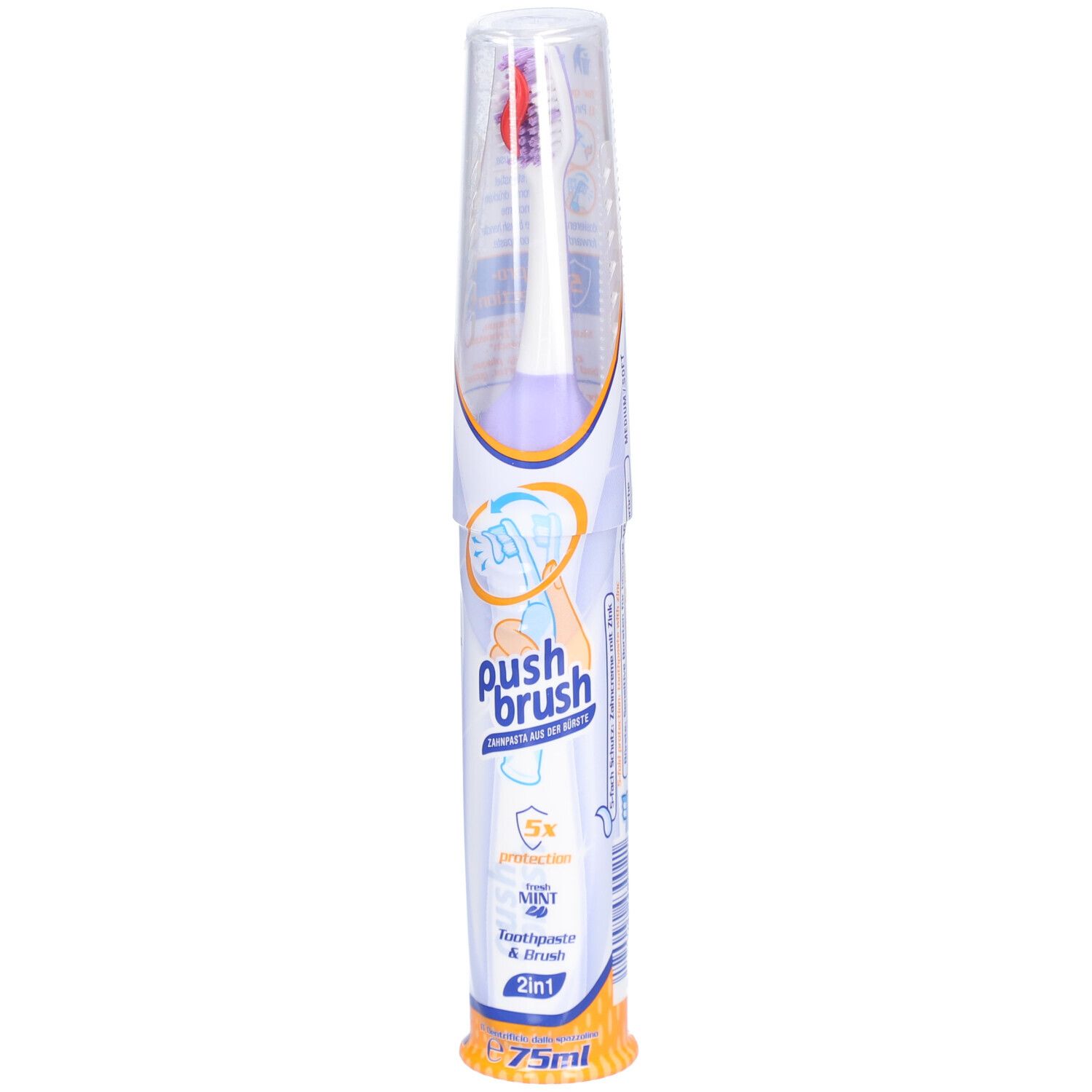PushBrush 2-in-1 Zahnbürste