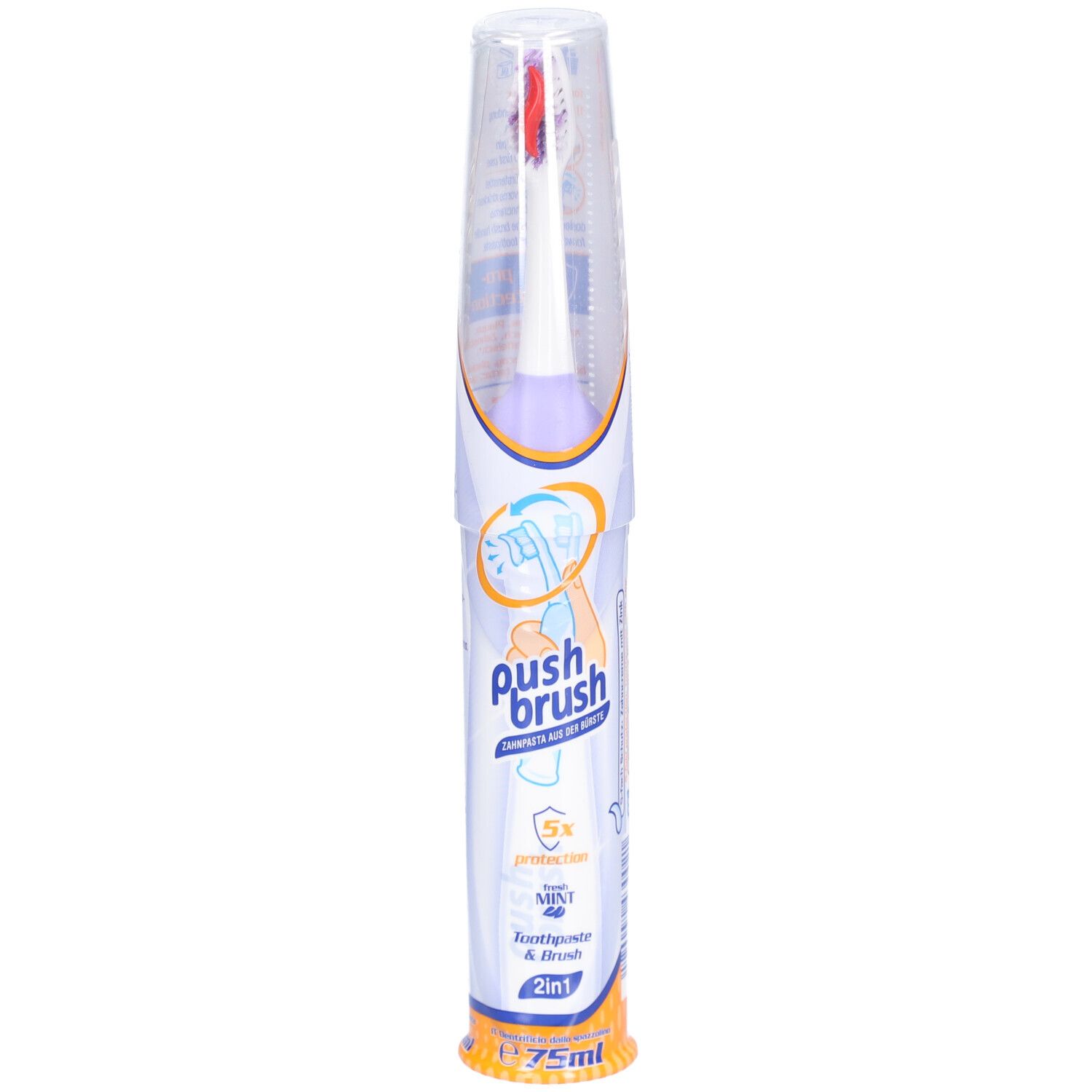 PushBrush 2-in-1 Zahnbürste