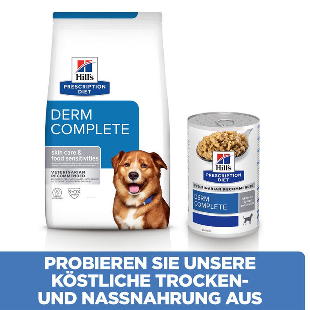 Hill's Prescription Diet Derm Complete Hundefutter mit Ei
