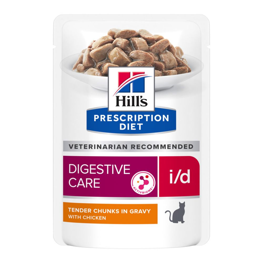 Hill's PRESCRIPTION DIET i/d Nassfutter für Katzen mit Huhn zur Unterstützung der Verdauung