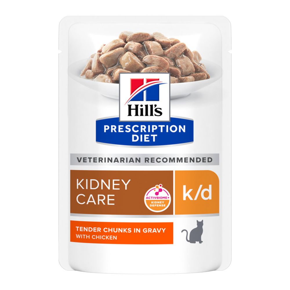Hill's PRESCRIPTION DIET k/d Nassfutter für Katzen mit Huhn