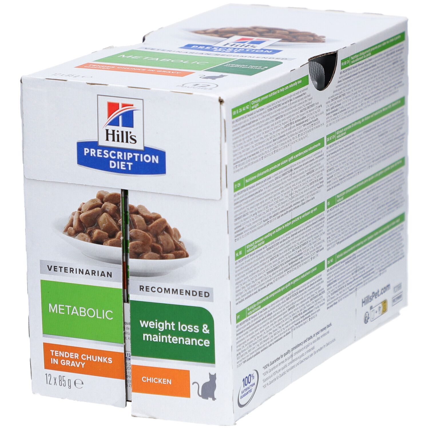 Hill's PRESCRIPTION DIET Metabolic Nassfutter für Katzen mit Huhn