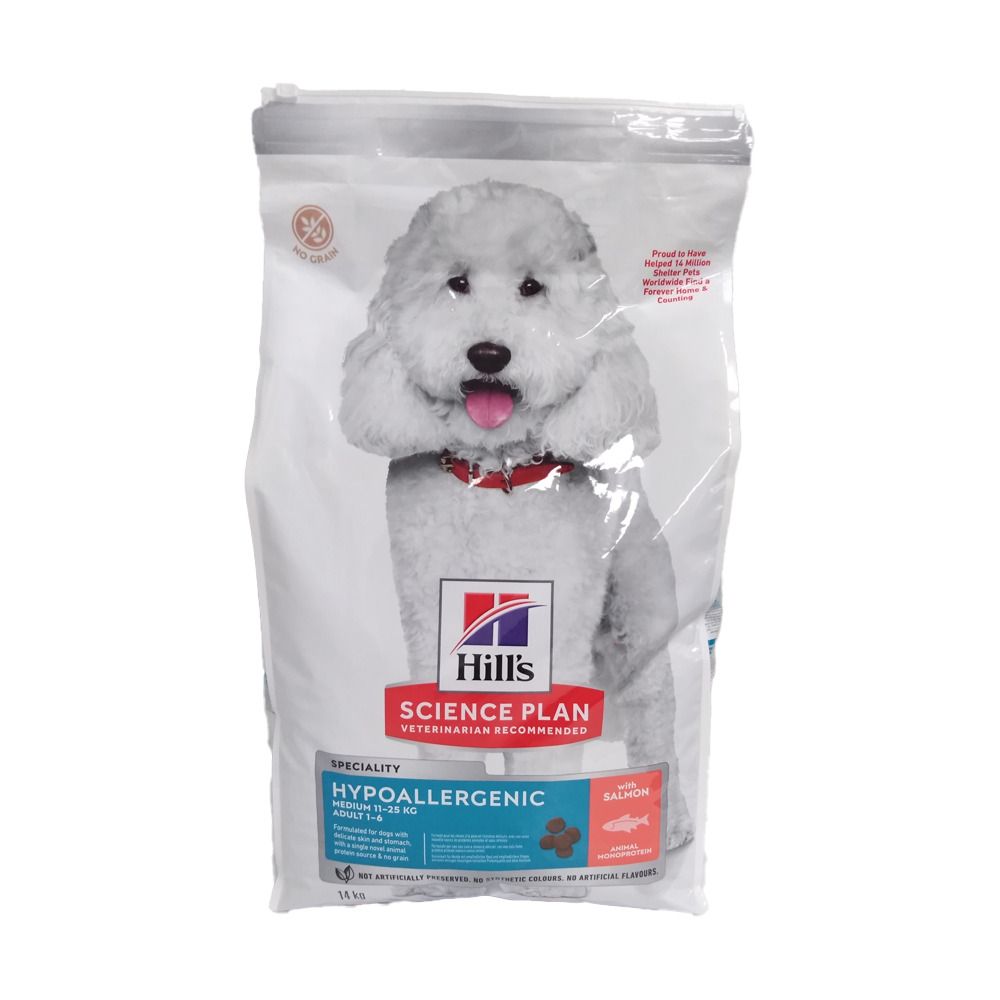 Hill's Science Plan Hypoallergenic Medium Adult Hundefutter mit Lachs