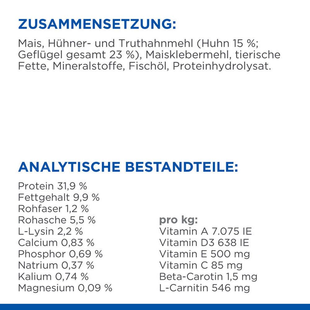 Hill's Science Plan Sterilised Cat Adult Katzenfutter mit Huhn