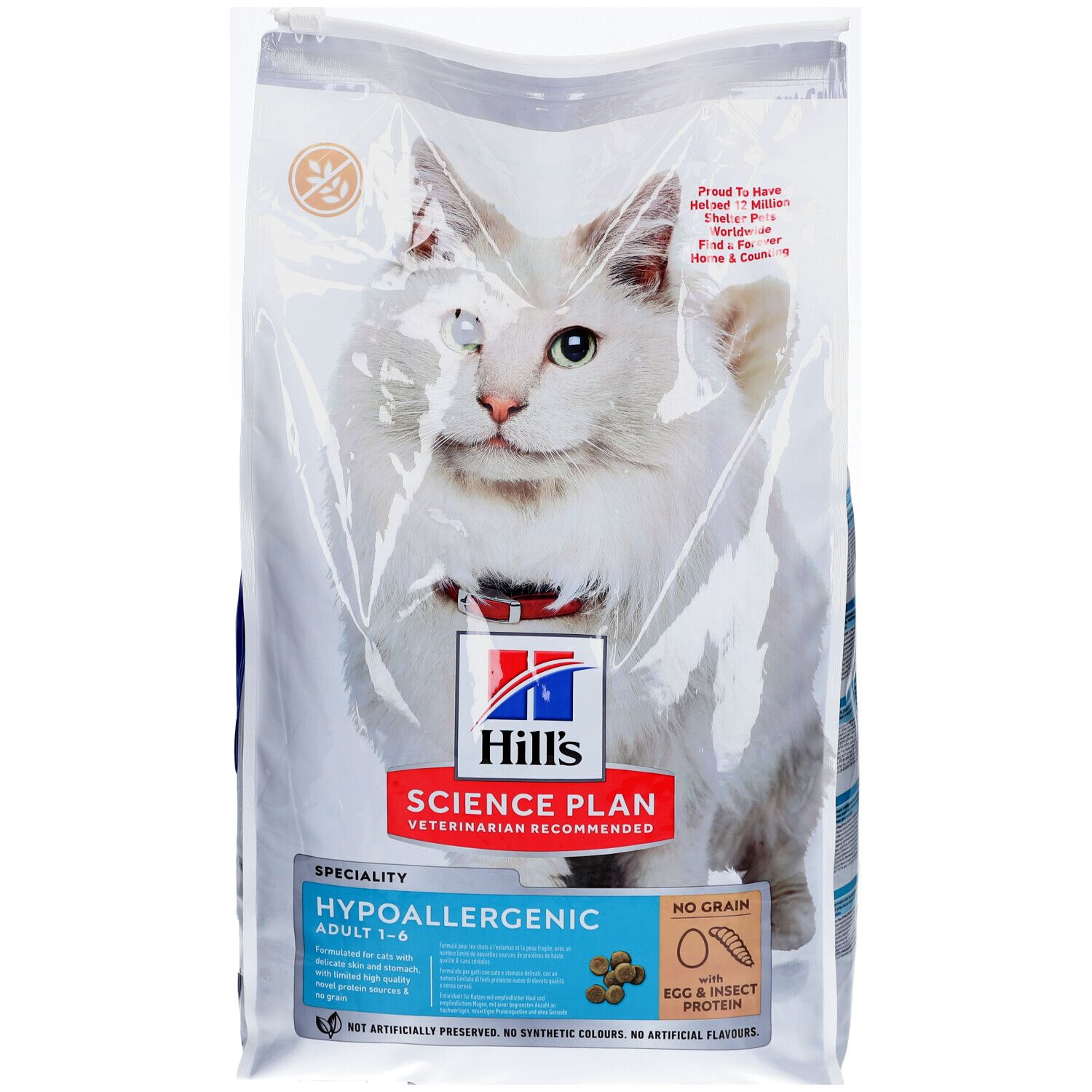 Hill's Science Plan Hypoallergenic Katzenfutter mit Ei und Insektenprotein