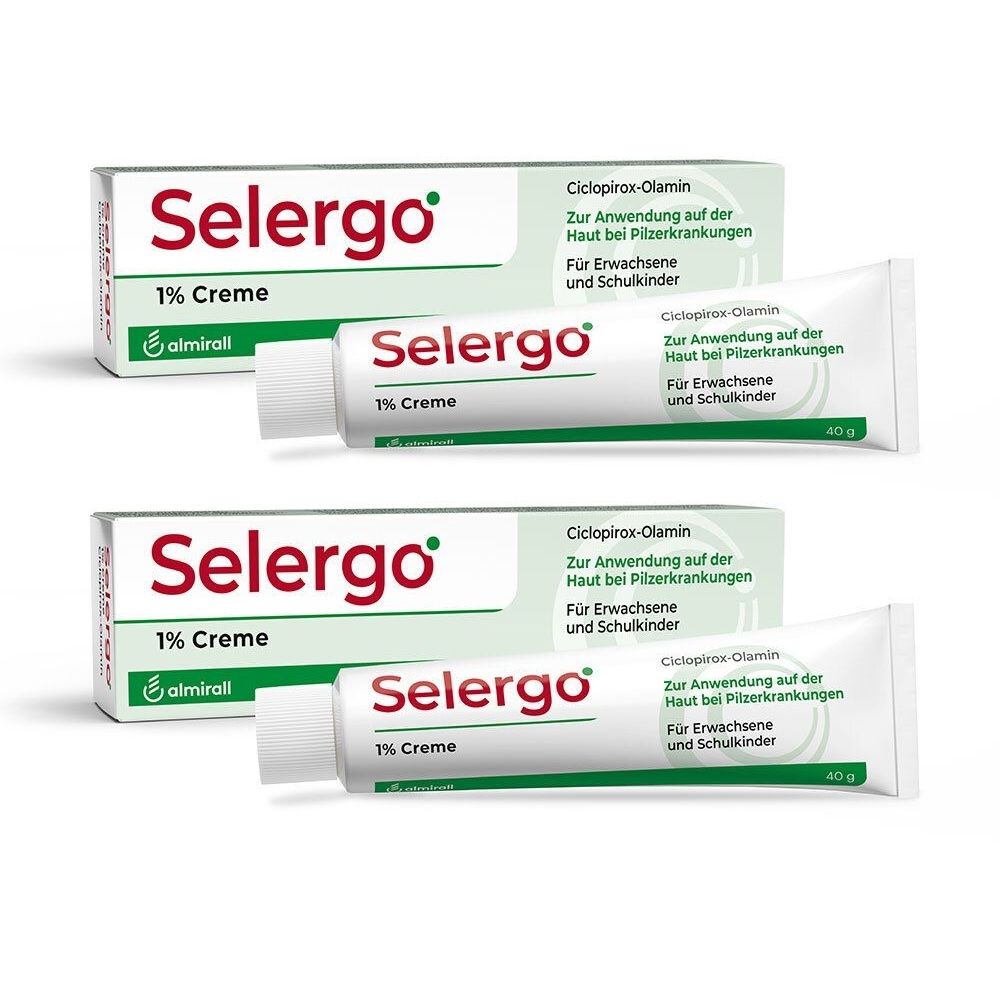 Selergo 1% Creme bei Fuß- und Hautpilz