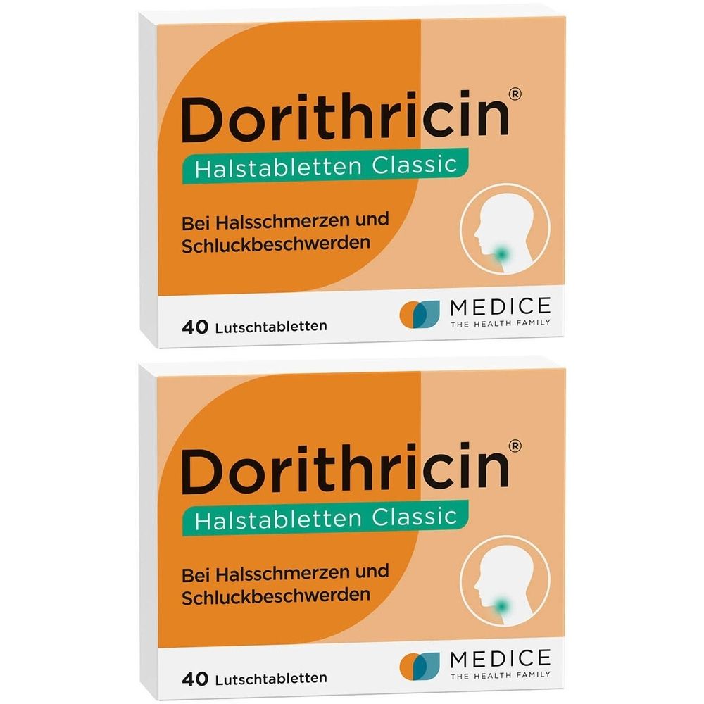 Dorithricin® Classic Lutschtabletten bei Halsschmerzen