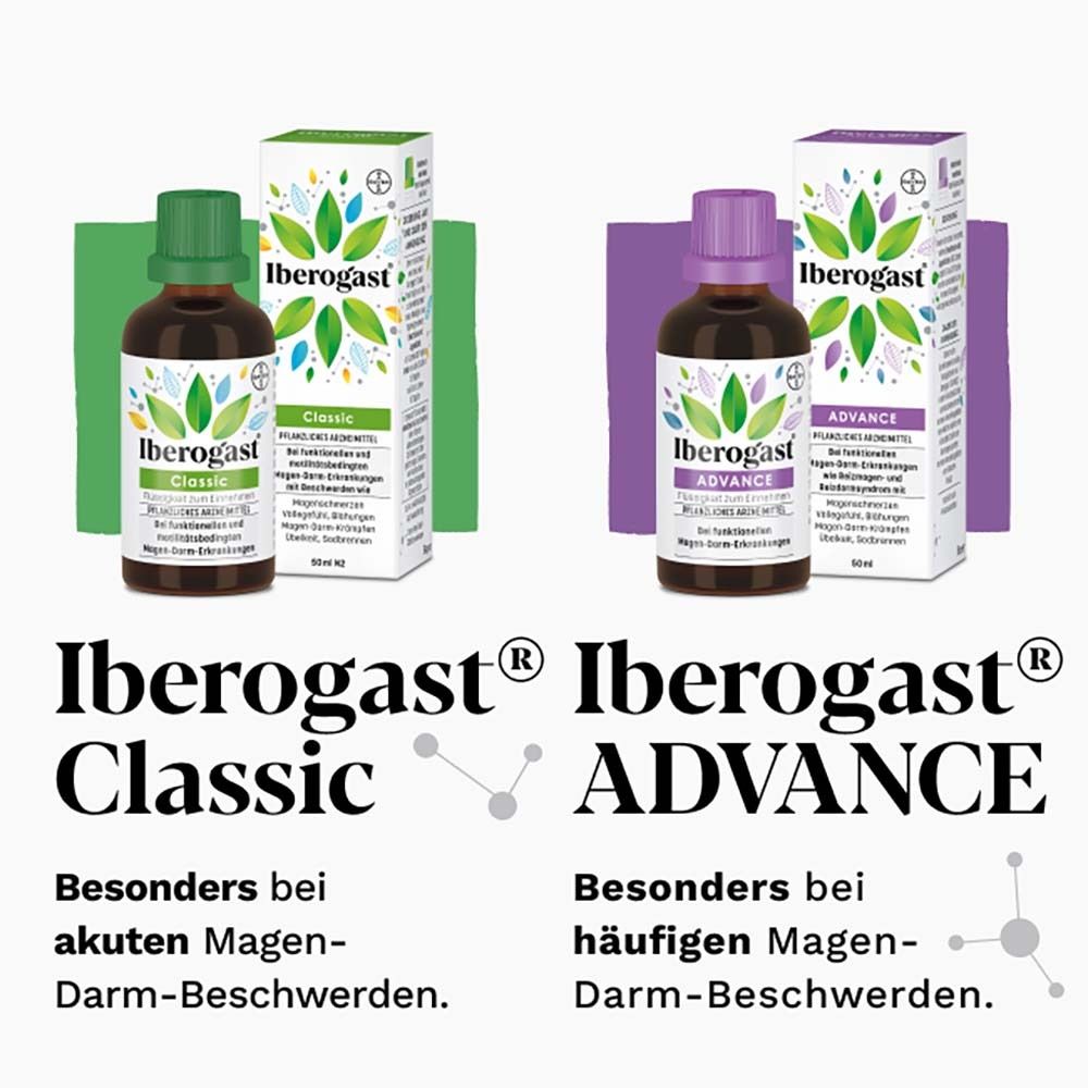 Iberogast® Classic: schnelle Linderung bei akuten Magen-Darm-Beschwerden - Jetzt 15% mit dem Code iberogast15 sparen*