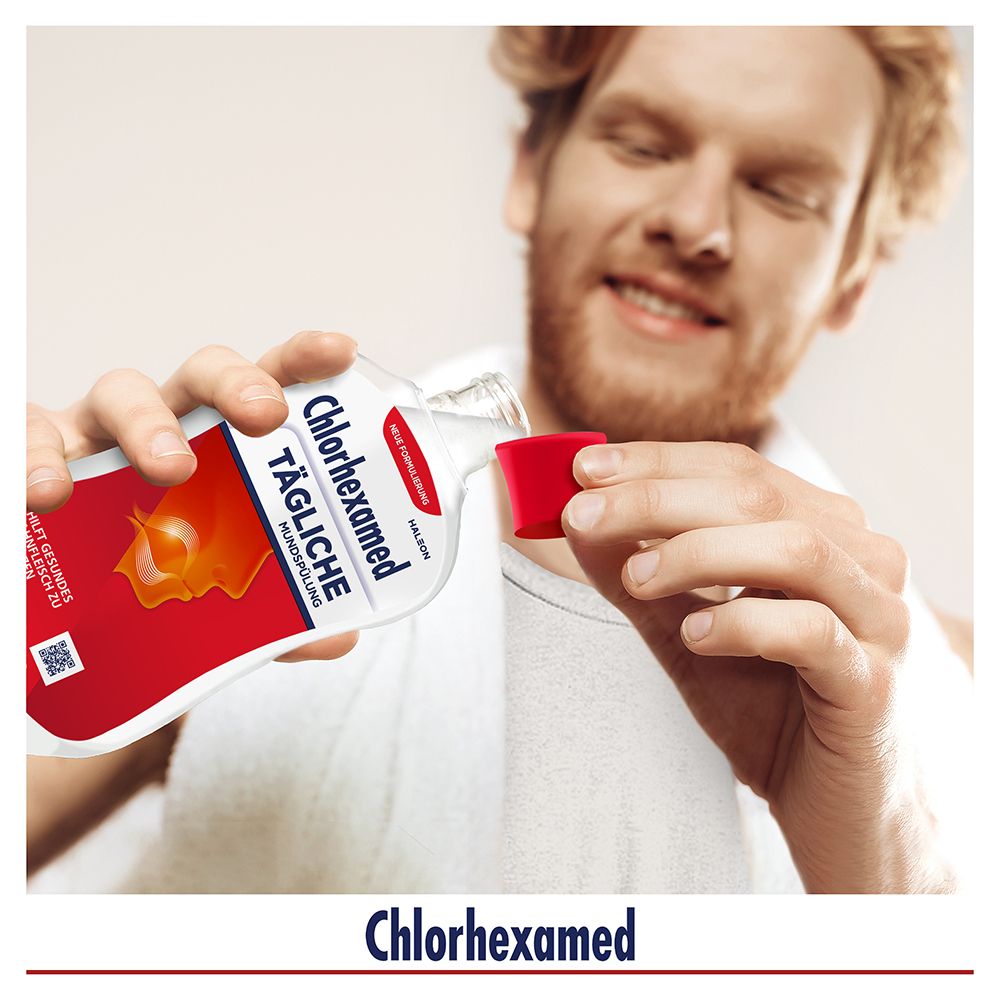 Chlorhexamed Tägliche Mundspülung mit Chlorhexidin (0,06 %) - Jetzt 10% mit dem Code "chlorhexamed10" sparen*