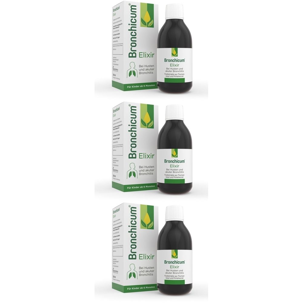 Bronchicum Elixir - Hustensaft bei akuter Bronchitis und Husten
