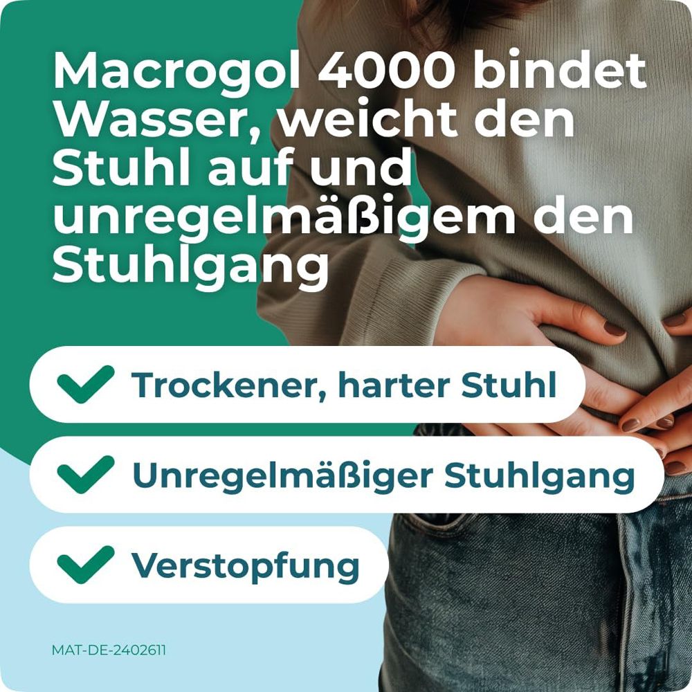 DulcoSoft Pulver | Bei Verstopfung & hartem Stuhl | Mit Macrogol 4000