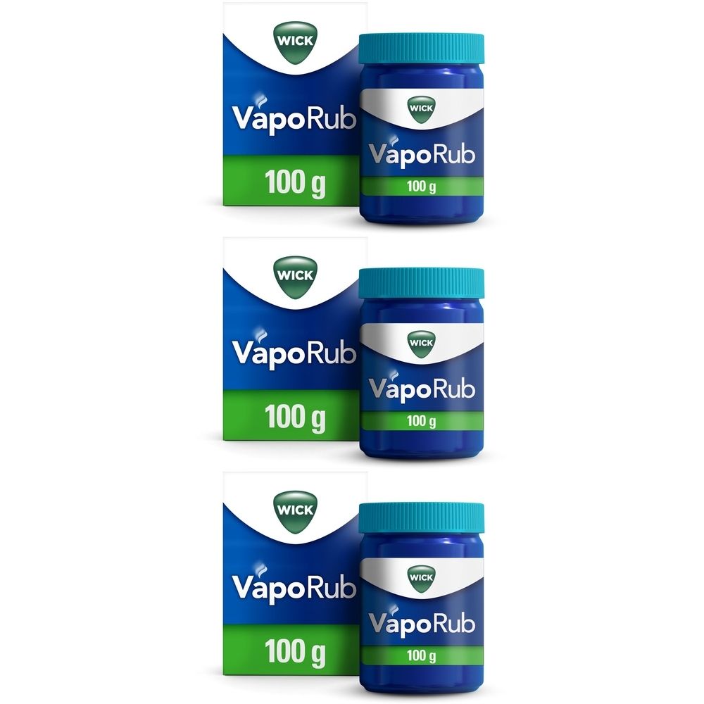 WICK VapoRub Erkältungssalbe, Linderung von 4 Erkältungssymptomen