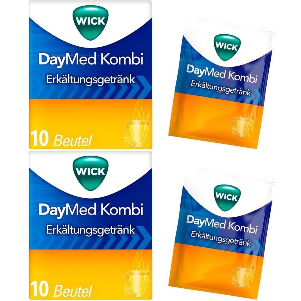 WICK DayMed Kombi Erkältungsgetränk lindert 6 Erkältungssymptome