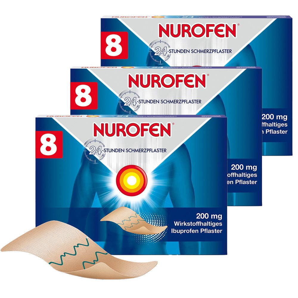 NUROFEN 24-Stunden Ibuprofen Schmerzpflaster 200 mg
